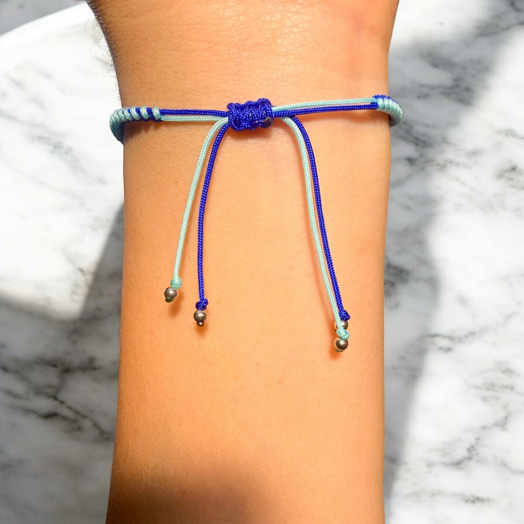 
                  
                    PULSERA PIEDRA LUNA NUDO SNAKE AZUL
                  
                